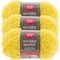 Multipack of 03 - Red Heart Scrubby Sparkle Yarn-Lemon